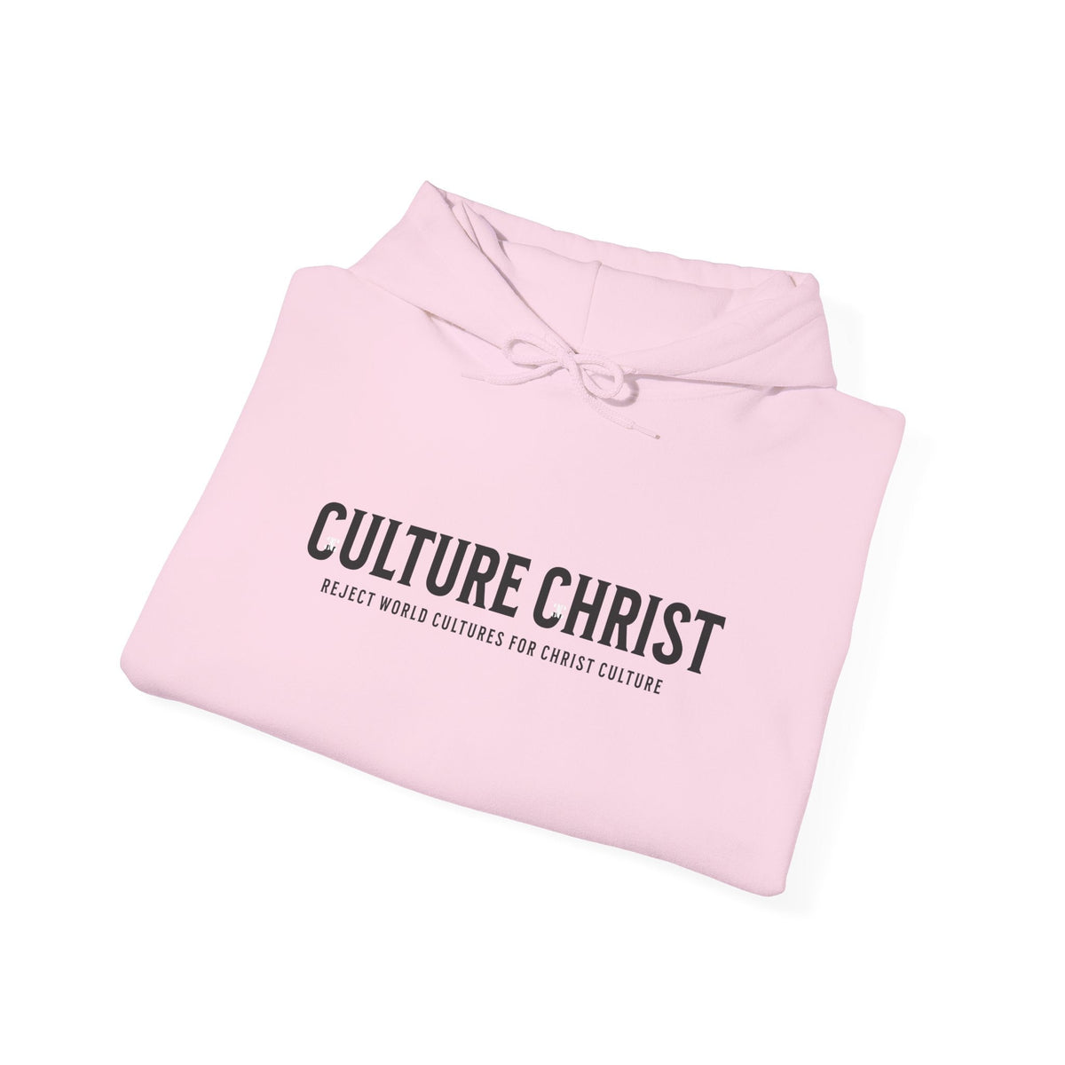 Culture Christ Hoodie — Minimal Christian Faith Pullover