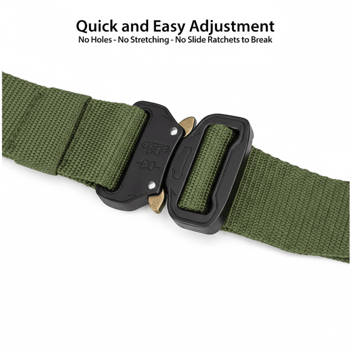 XGear Tactical Mens Tactical Belt Riggers Style with Buckle