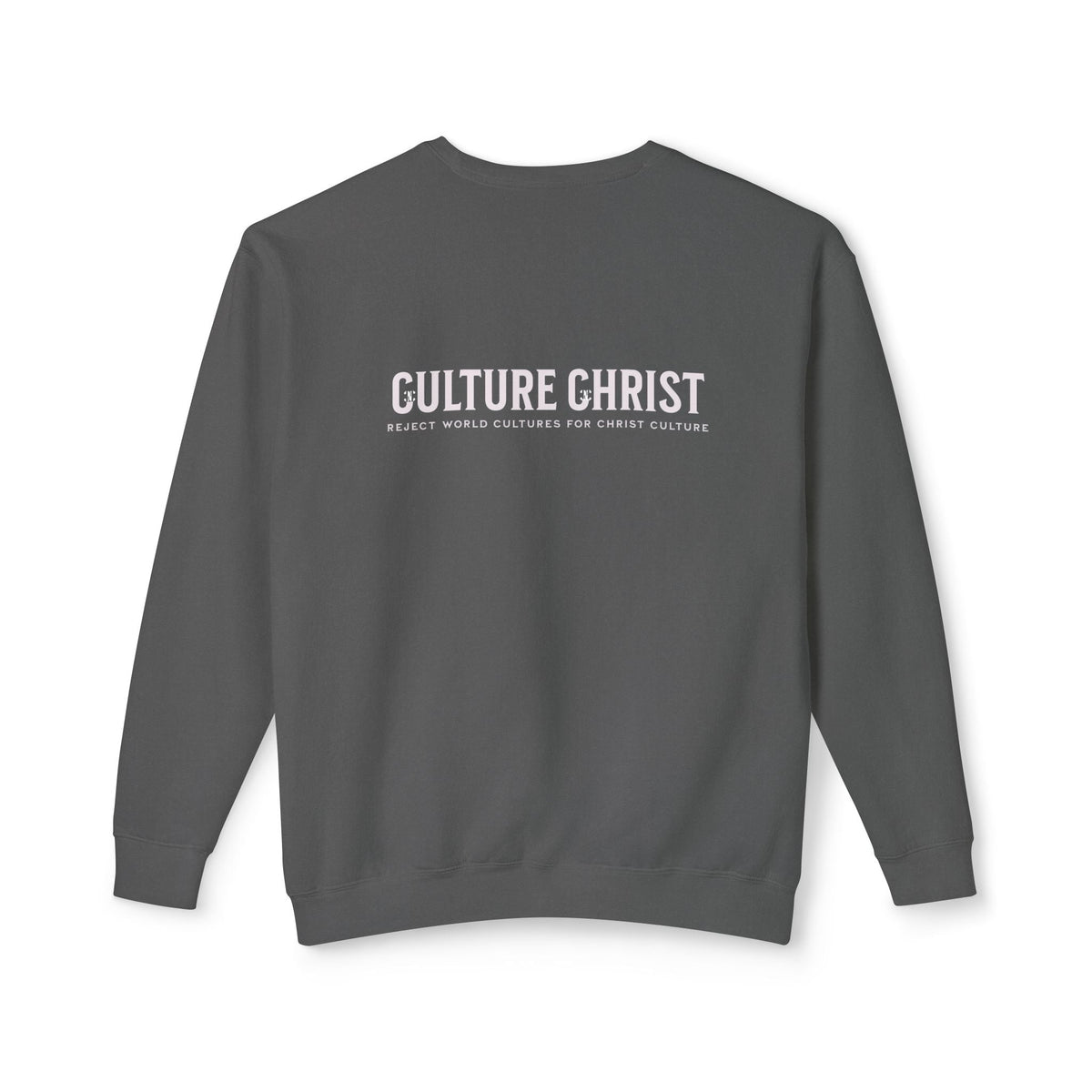 Culture Christ Crewneck Sweatshirt — Minimal Christian Faith Pullover