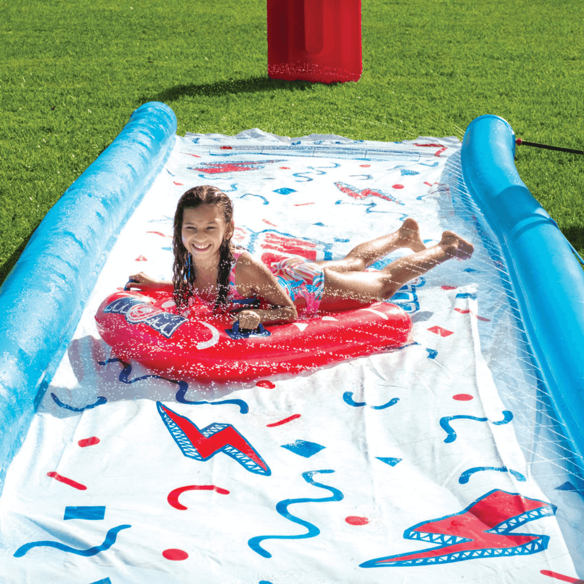 WOW Watersports 25 Ft Mega Backyard Slide with Splash Pool