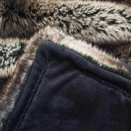 Fur Fury Deluxe Faux Fur Throw Blanket — Ultimate Softness Meets Hardcore Rock Vibes