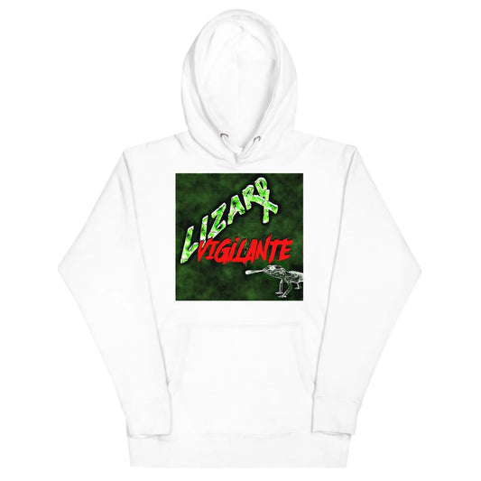 Green Lizard Vigilante Unisex Hooded Hoodie in 10 Different Colors!