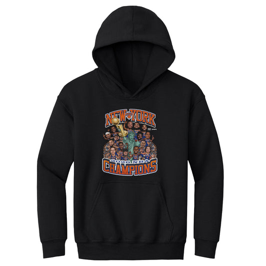 New York Knicks NBA Finals 2026 Champions Caricature WHT