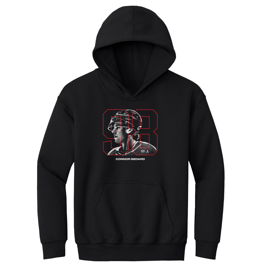 Connor Bedard Chicago Overlay WHT