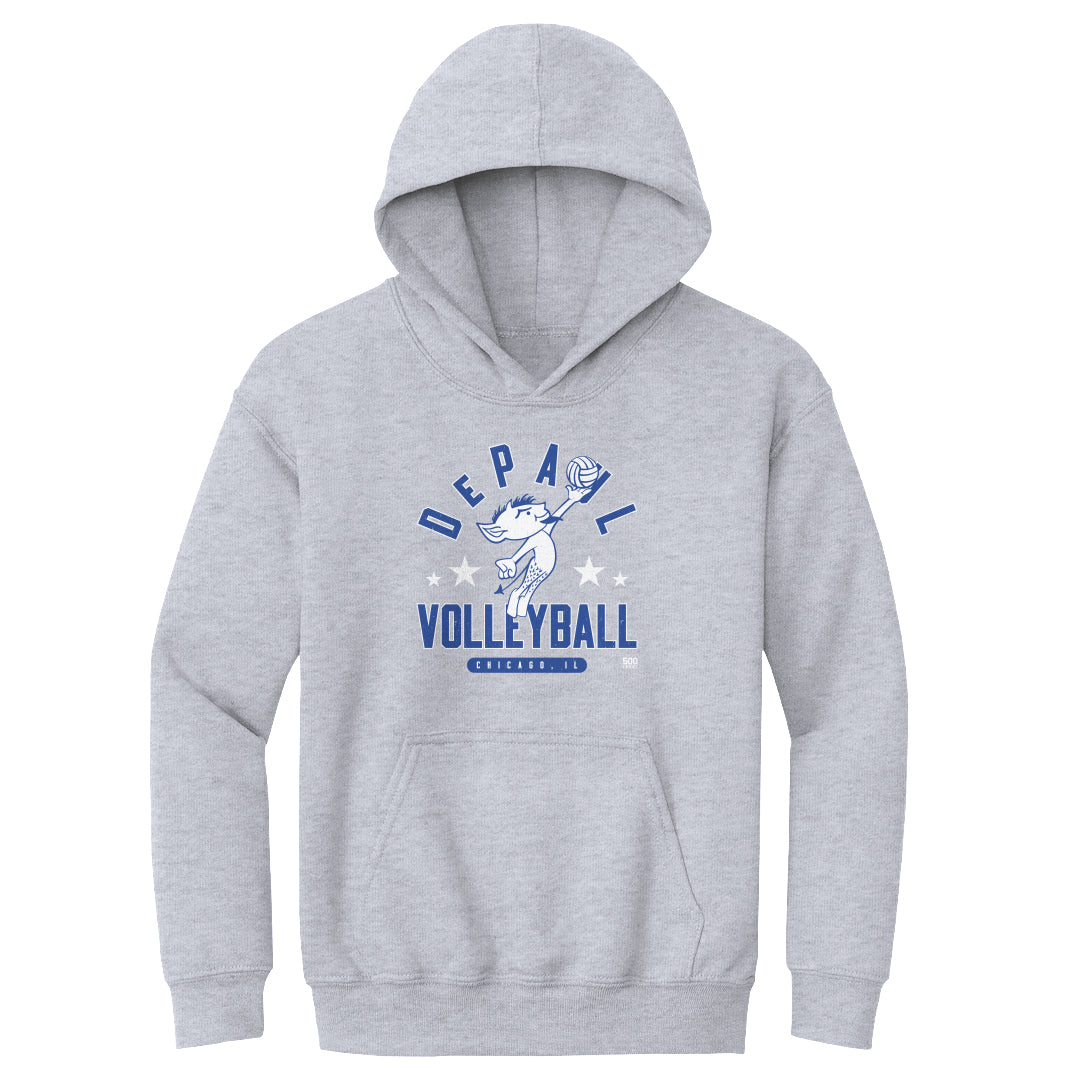 DePaul Blue Demons Vintage Volleyball Blue WHT