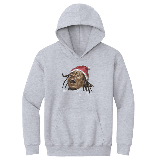 Justin Jefferson Minnesota Portrait Santa Hat WHT