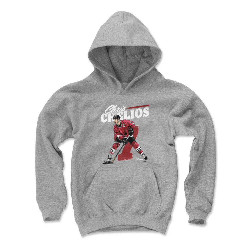 Chris Chelios Chicago Retro WHT