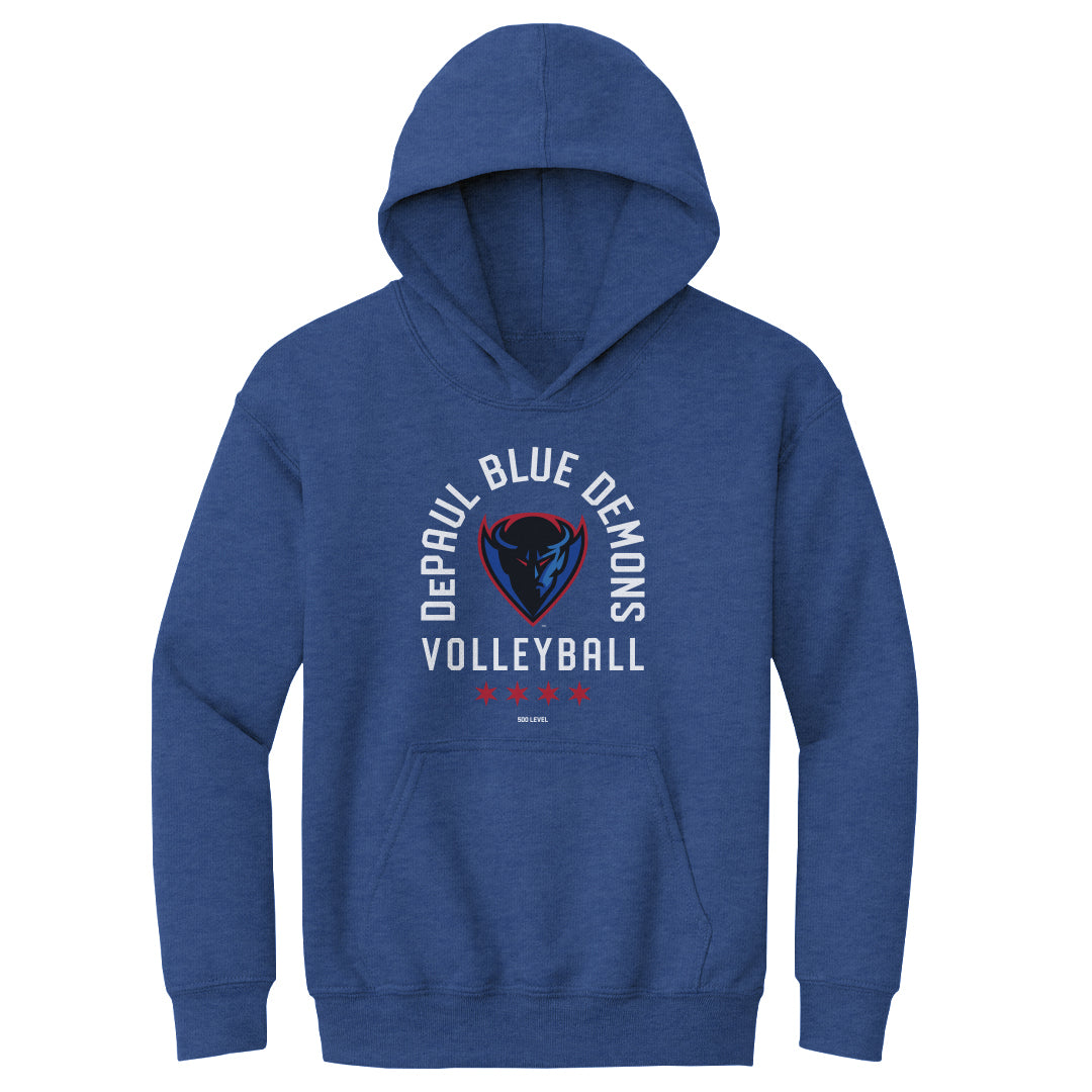 DePaul Blue Demons Volleyball Arc WHT