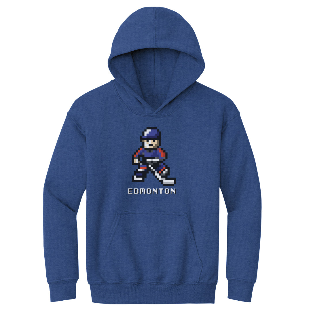 Edmonton Hockey 8-bit WHT