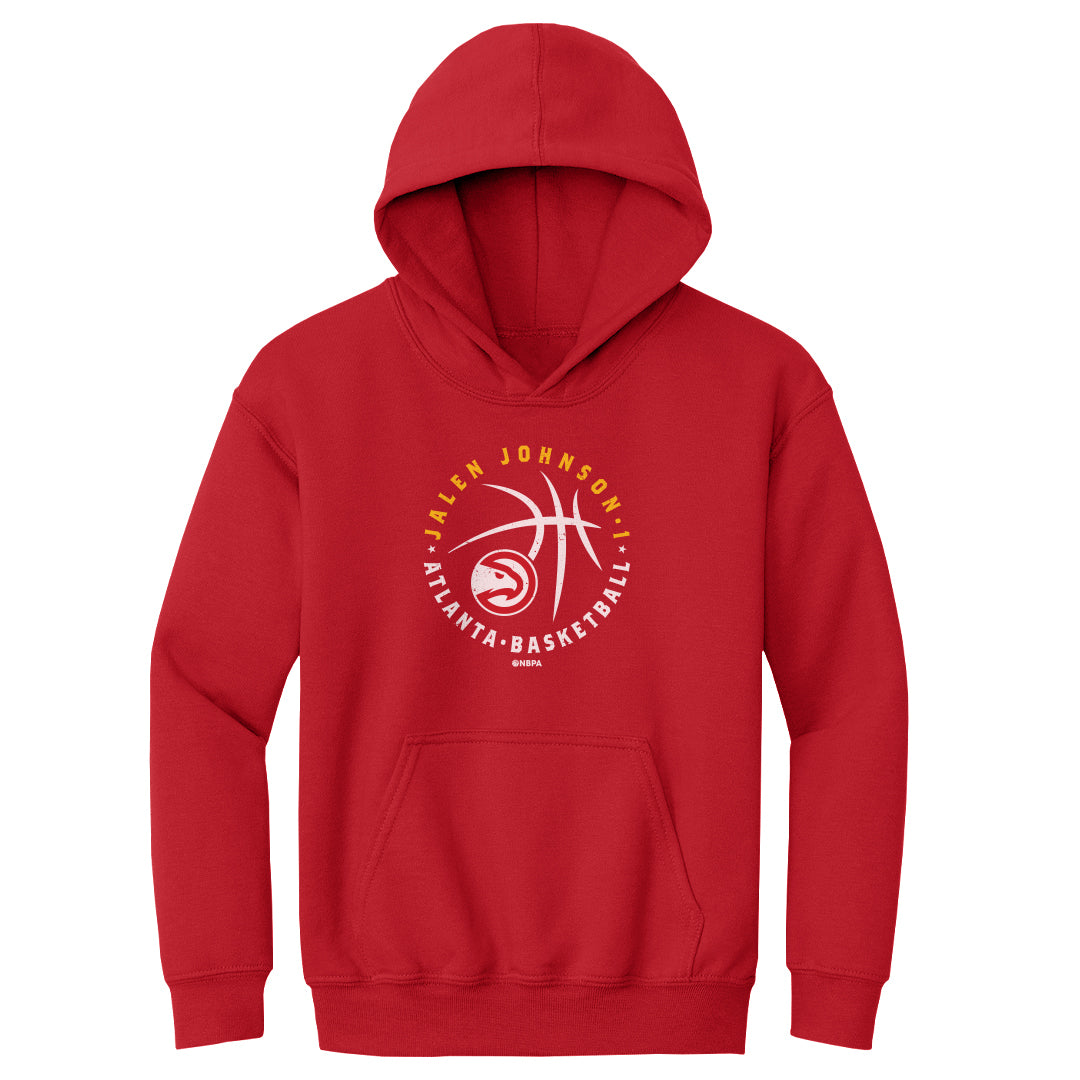 Jalen Johnson Atlanta Hawks Player Ball WHT