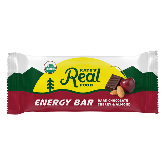 Kate's Real Food Dark Chocolate and Cherry Energy Bars, 12-Pack, 2.2 Oz Each
