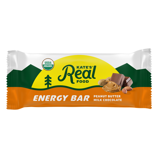 Kate's Real Food Peanut Butter Milk Chocolate Bars - 12 Count