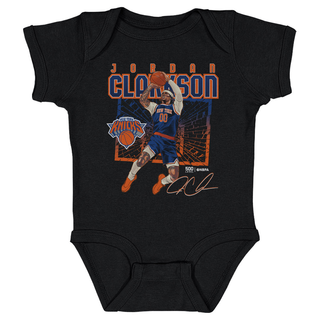 Jordan Clarkson New York Knicks Shattered WHT