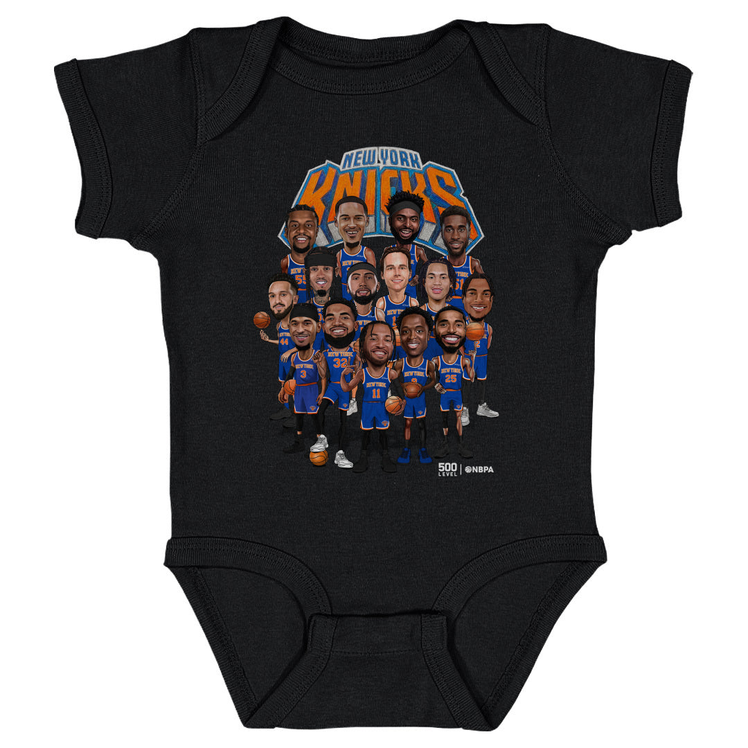 New York Knicks 2026 Playoffs Caricature WHT
