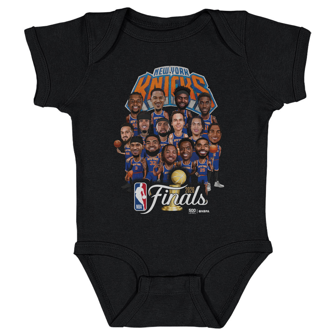 New York Knicks NBA Finals 2026 Caricature WHT