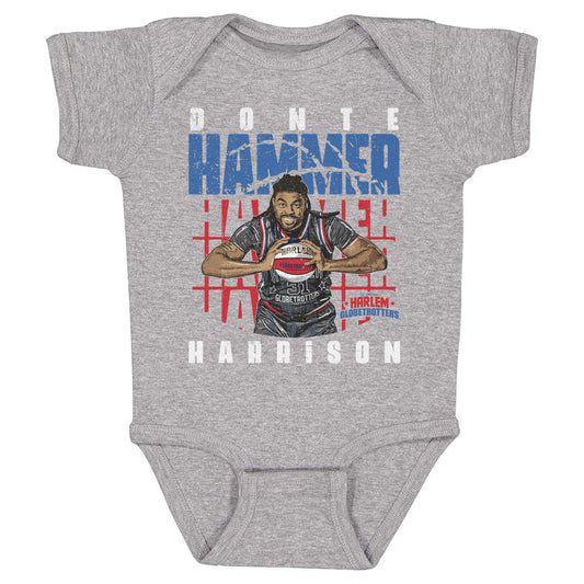 Hammer Harrison Harlem Globetrotters Pose WHT