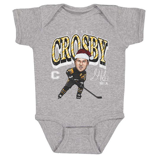 Sidney Crosby Pittsburgh Cartoon Santa Hat WHT