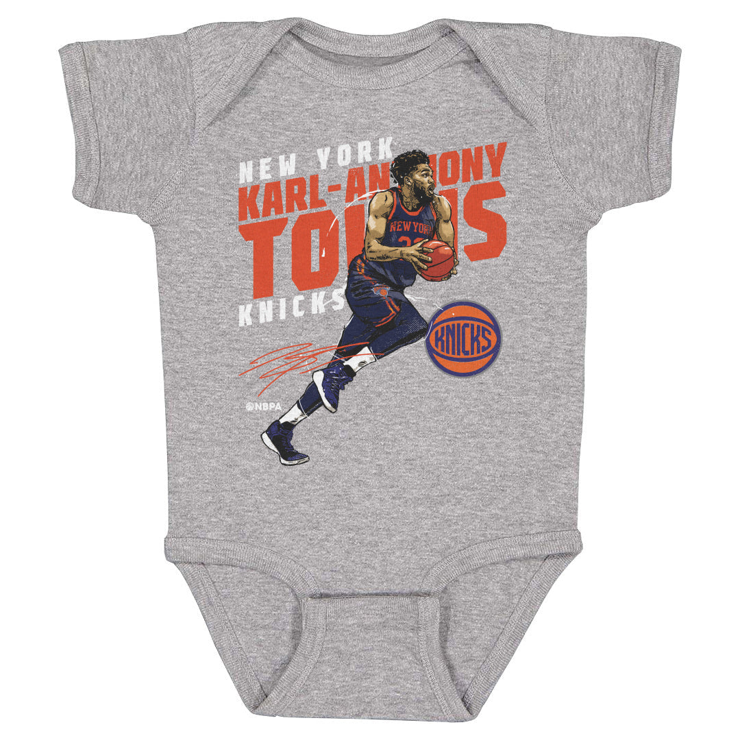 Karl-Anthony Towns New York Knicks Slant WHT