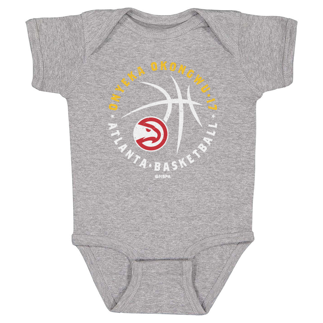 Onyeka Okongwu Atlanta Hawks Player Ball WHT