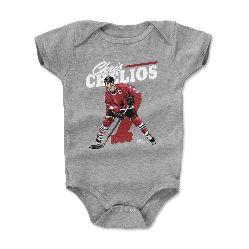 Chris Chelios Chicago Retro WHT