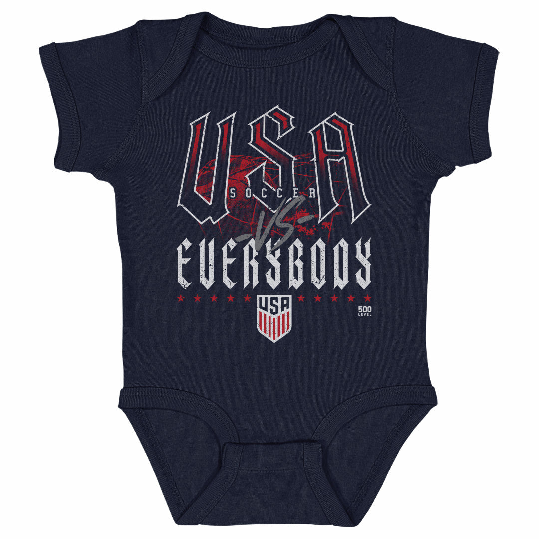 U.S. Soccer Vs. Everybody Grunge WHT