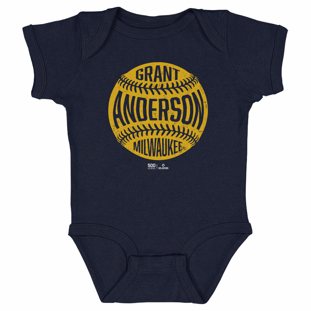 Grant Anderson Milwaukee Vintage Baseball WHT