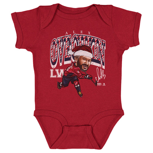 Alex Ovechkin Washington Cartoon Santa Hat WHT
