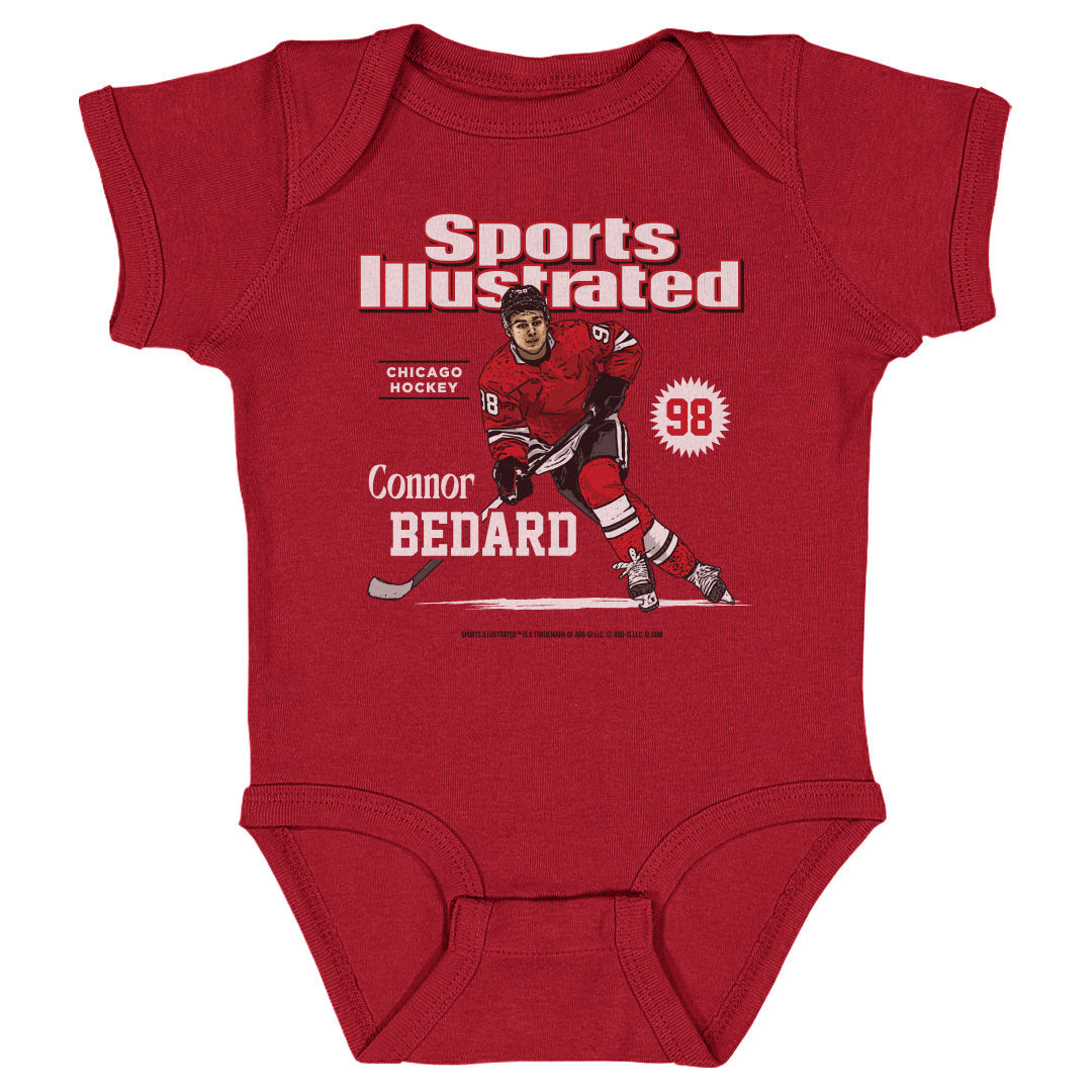 Connor Bedard Sports Illustrated & Chicago Card WHT