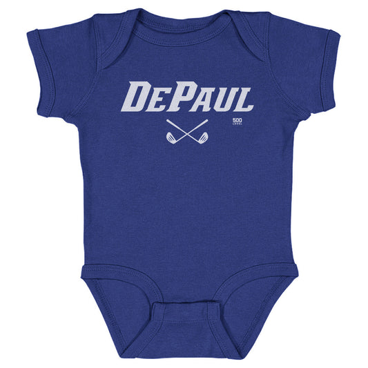 DePaul Blue Demons Golf Minimalist WHT