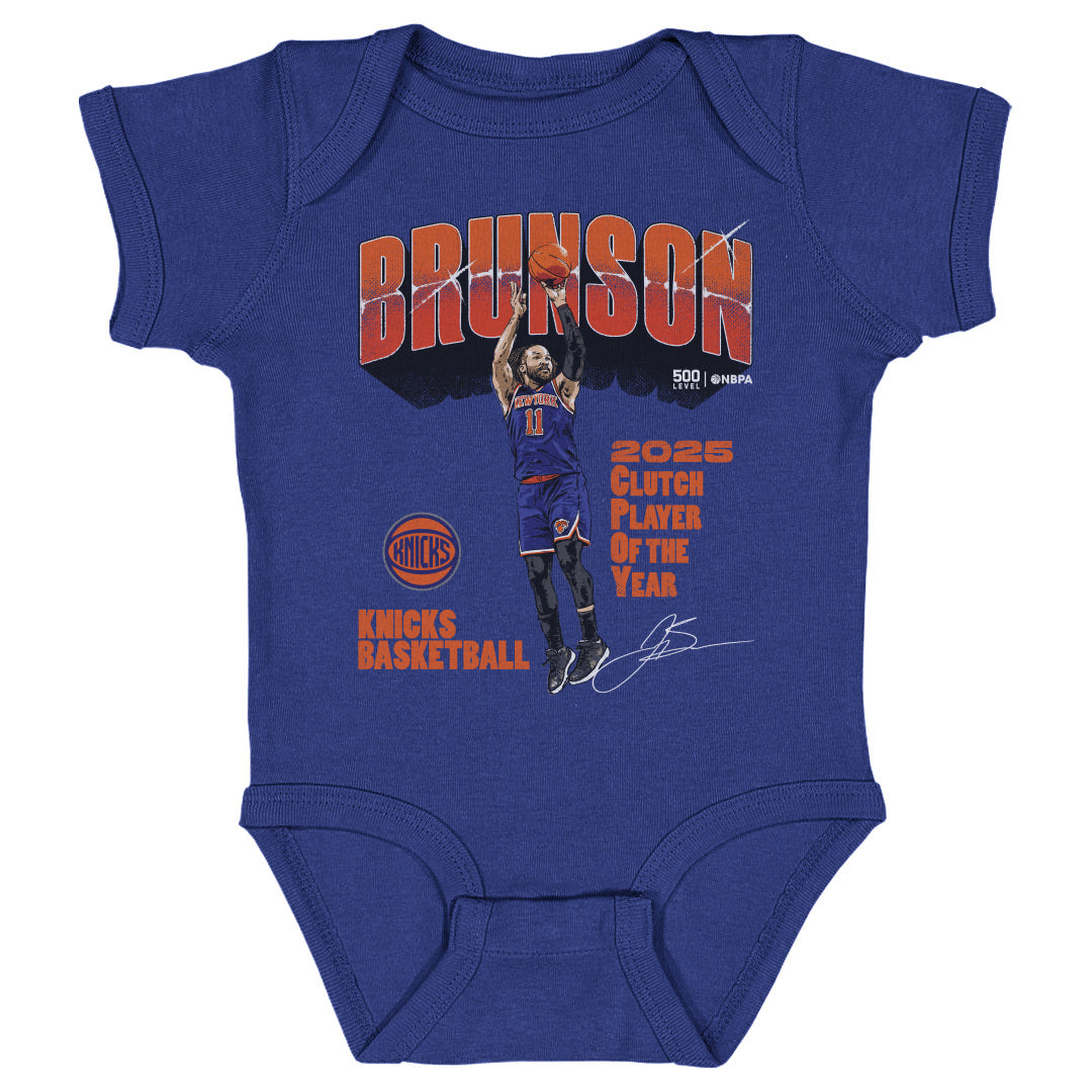 Jalen Brunson New York Knicks 2025 Clutch Player Of The Year WHT