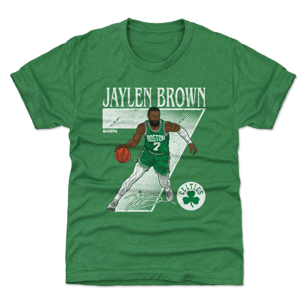 Jaylen Brown Boston Celtics Number WHT