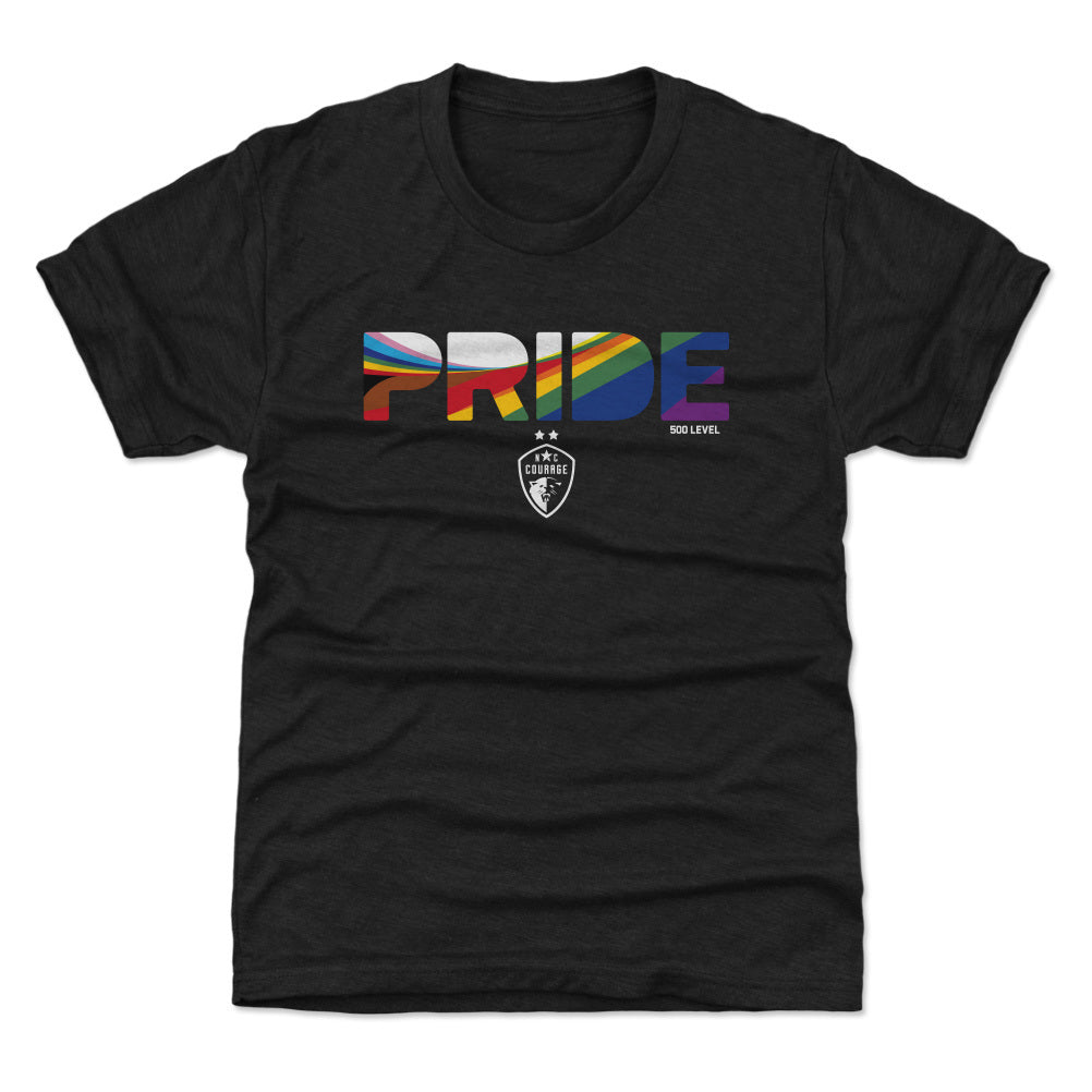 North Carolina Courage Pride Stripes 2025 WHT