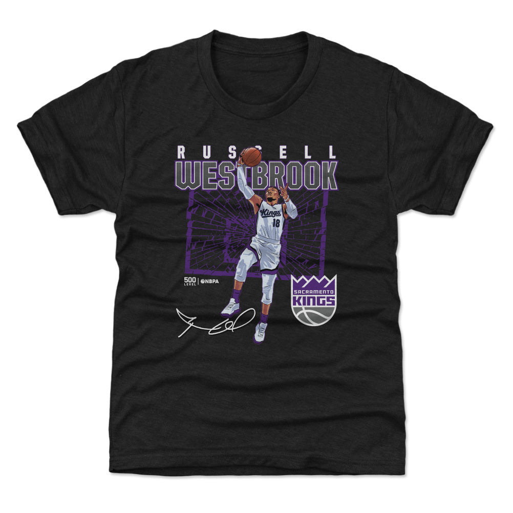 Russell Westbrook Sacramento Kings Shattered WHT