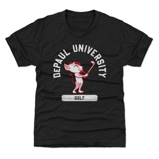 DePaul Blue Demons Mascot Golf WHT