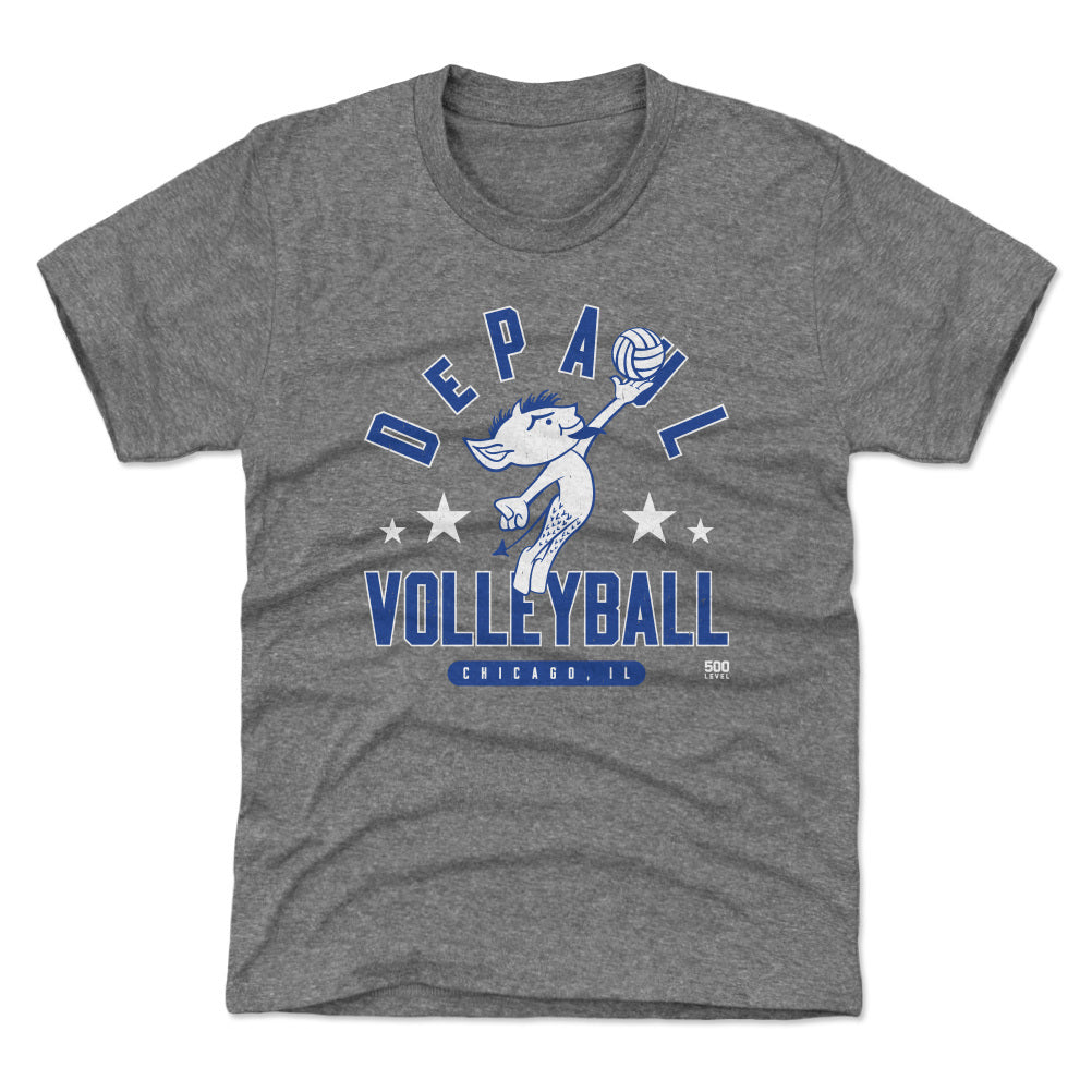 DePaul Blue Demons Vintage Volleyball Blue WHT
