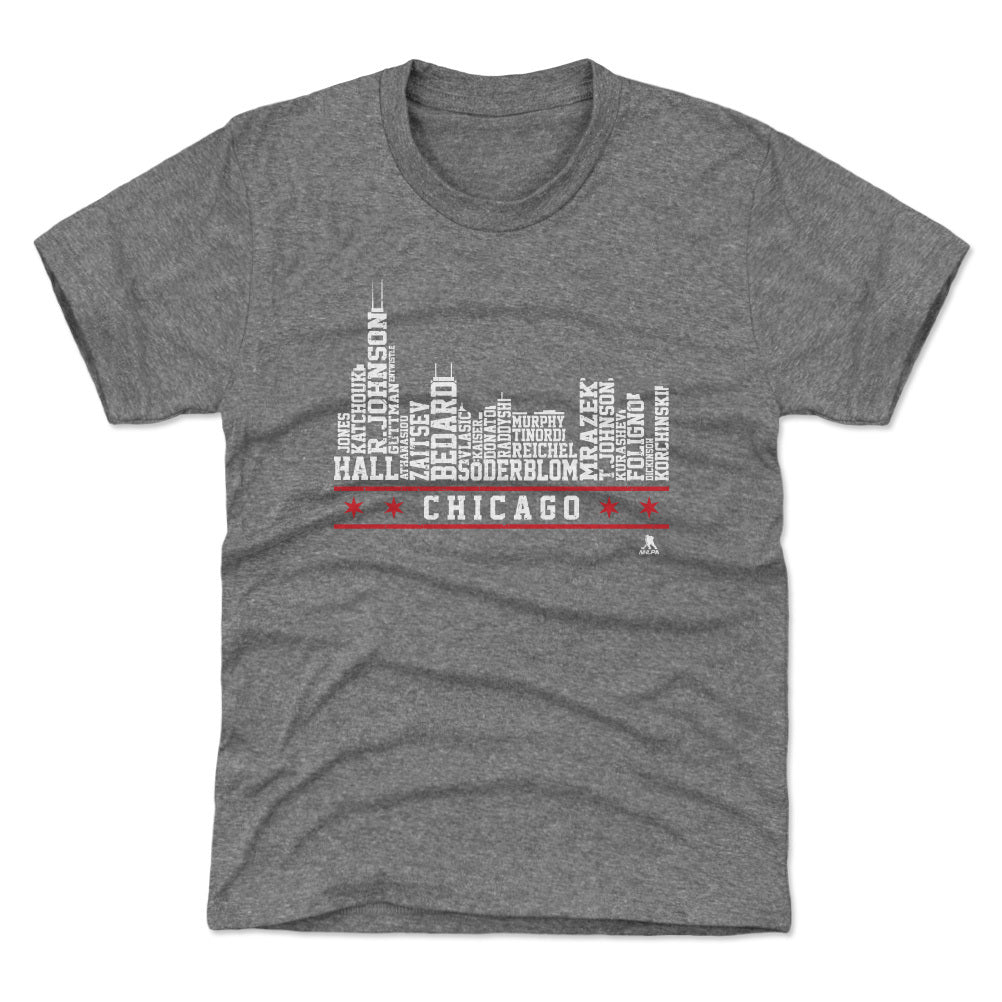 Chicago Hockey Roster Skyline 23 WHT