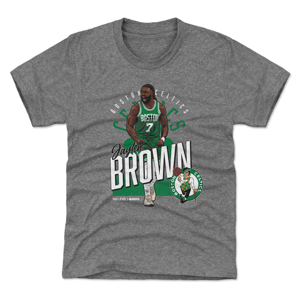 Jaylen Brown Boston Celtics Shield WHT