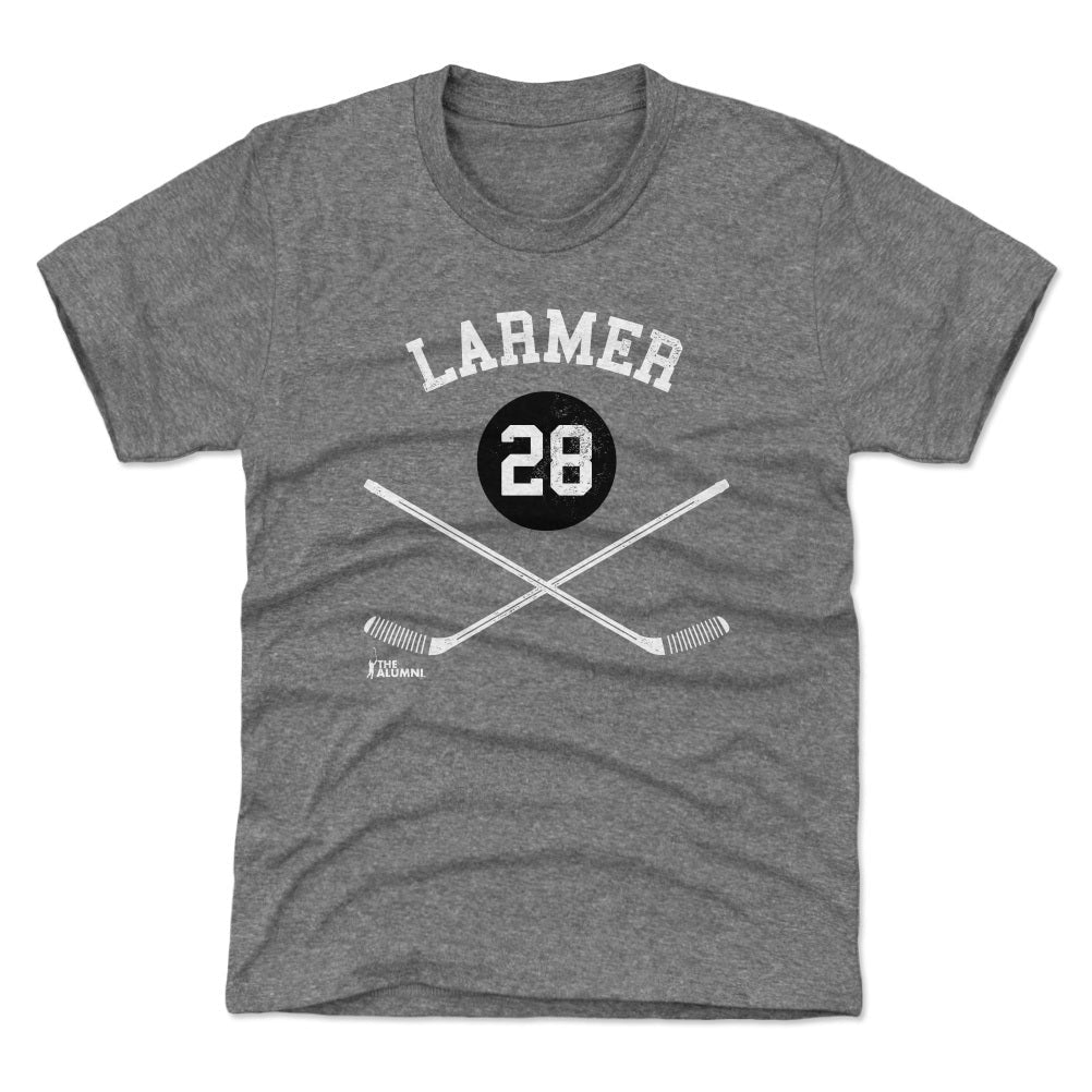 Steve Larmer Chicago 28 Sticks WHT