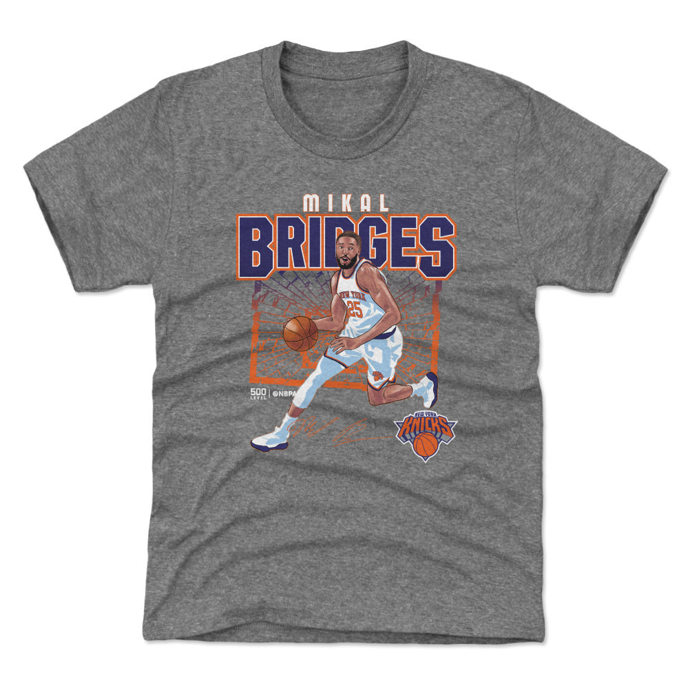 Mikal Bridges New York Knicks Shattered WHT