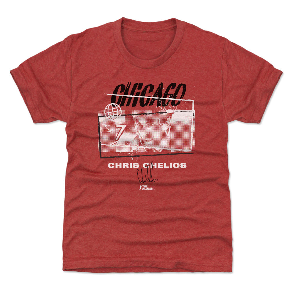 Chris Chelios Chicago Tones WHT