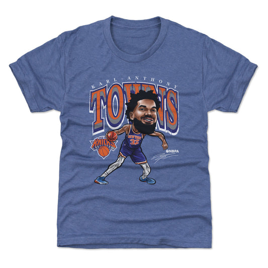 Karl-Anthony Towns New York Knicks Cartoon WHT