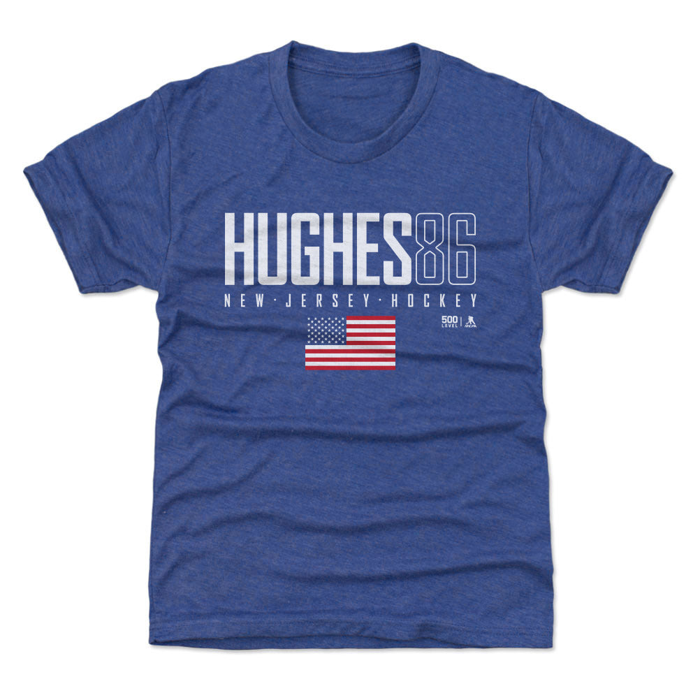 Jack Hughes New Jersey USA Elite WHT