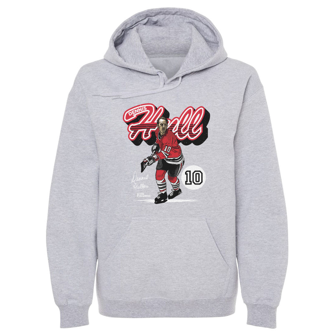 Dennis Hull Chicago Retro Script WHT