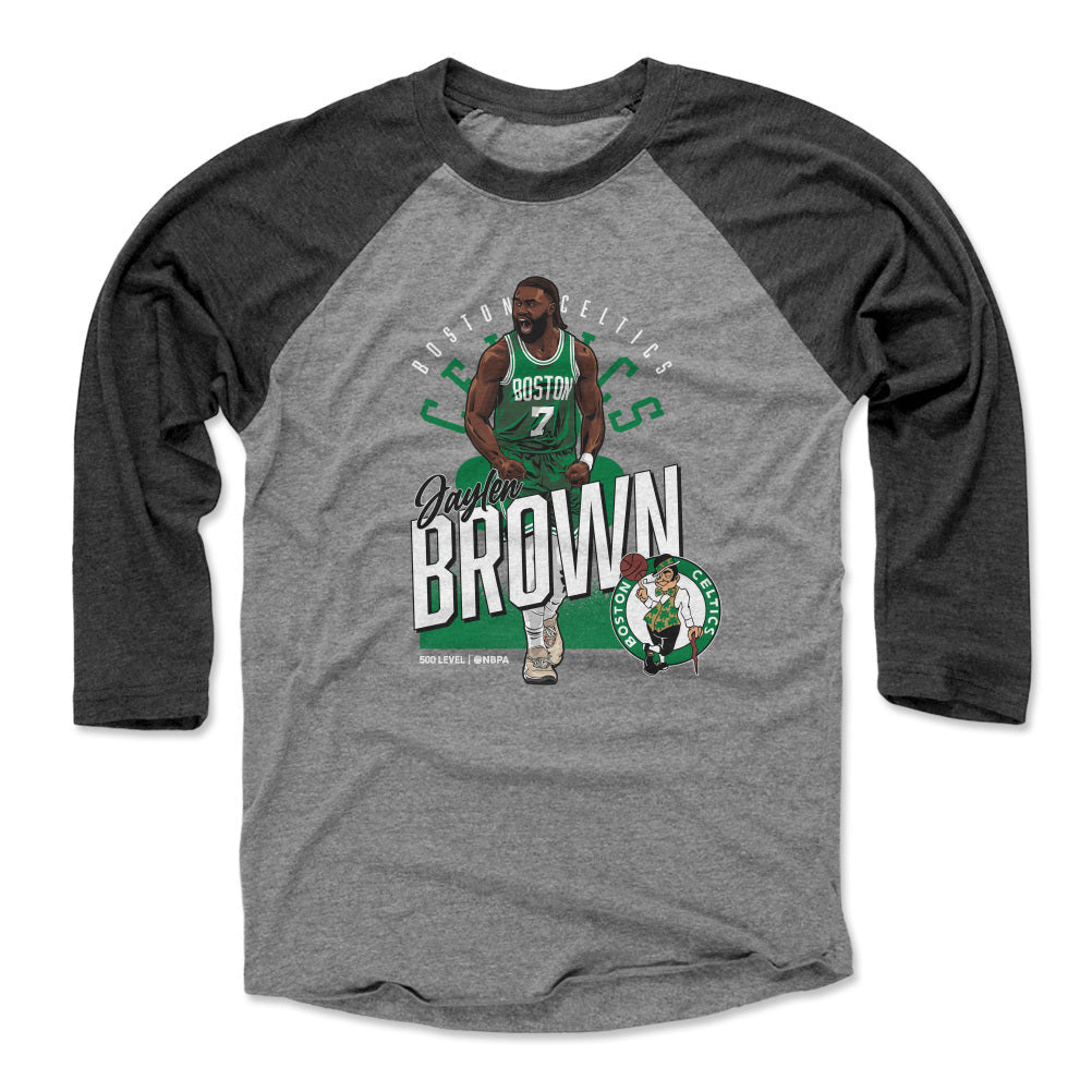 Jaylen Brown Boston Celtics Shield WHT