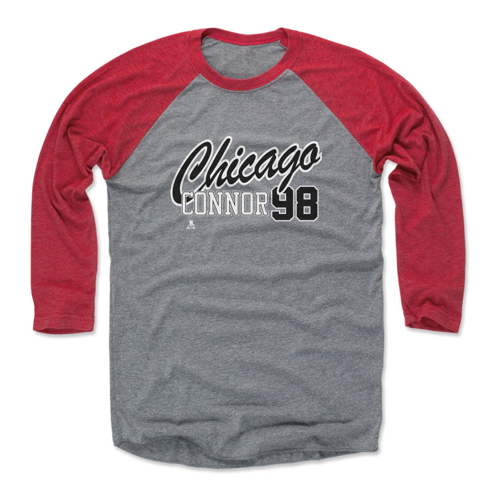 Connor Bedard Chicago Script 98 WHT