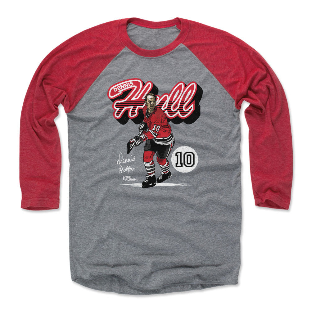 Dennis Hull Chicago Retro Script WHT