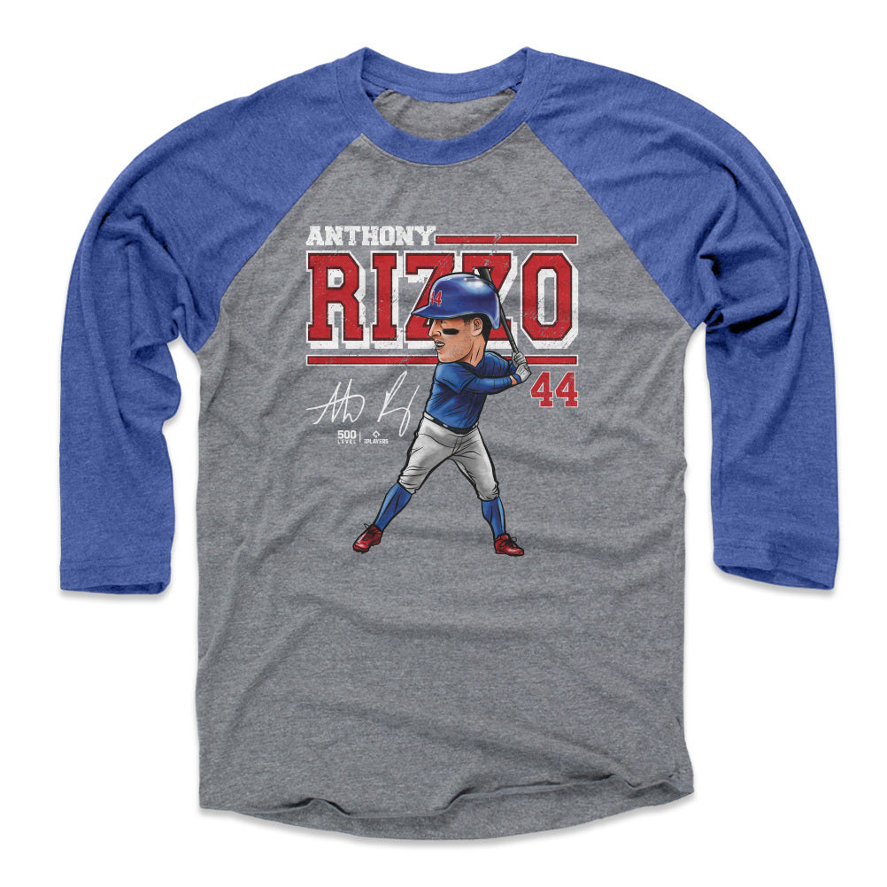 Anthony Rizzo Chicago C Cartoon WHT