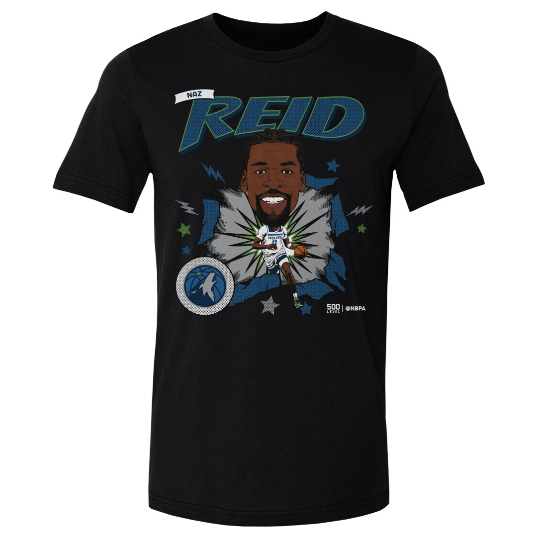 Naz Reid Minnesota Timberwolves Caricature WHT