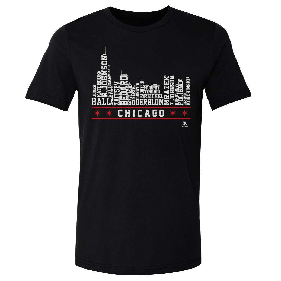 Chicago Hockey Roster Skyline 23 WHT