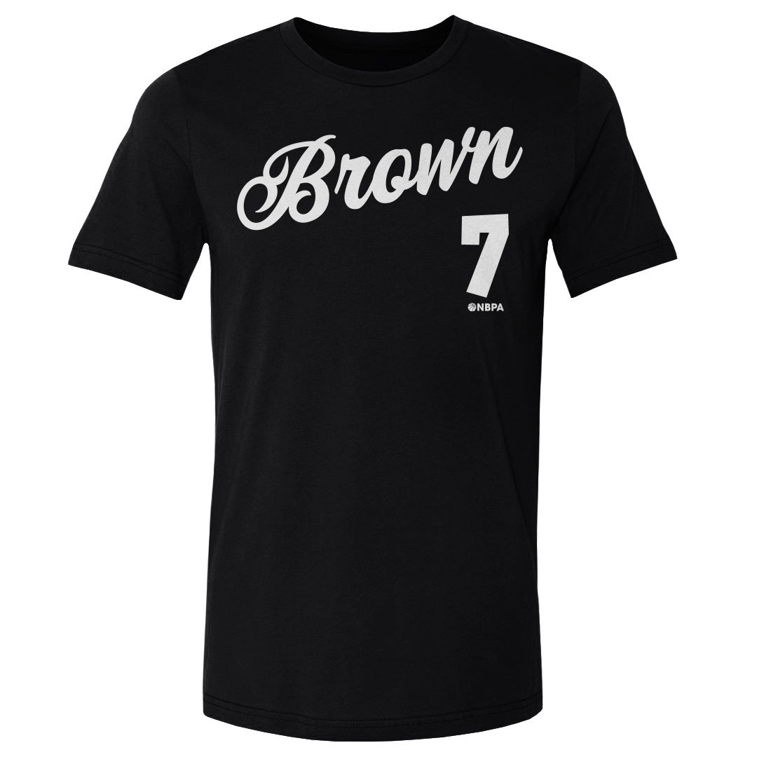 Jaylen Brown Boston Script WHT